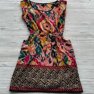 ANGIE brand Transcultural Pattern Dress Med